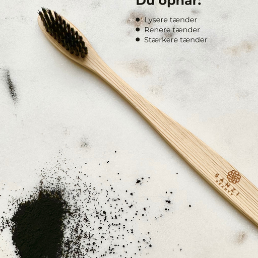 Aktivt Kul Tandblegning(30g)+ Tandbørste